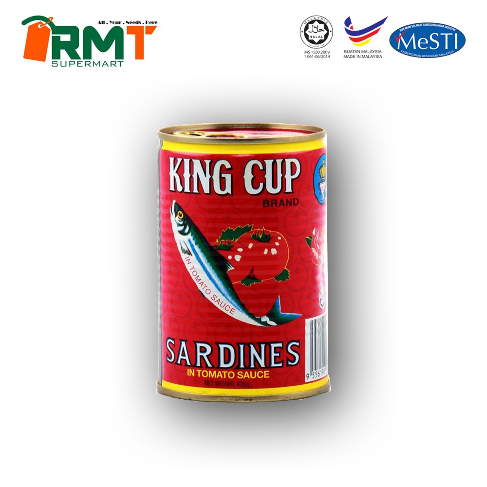 King Cup Sardines In Tomato Sauce 425g | Shopee Malaysia