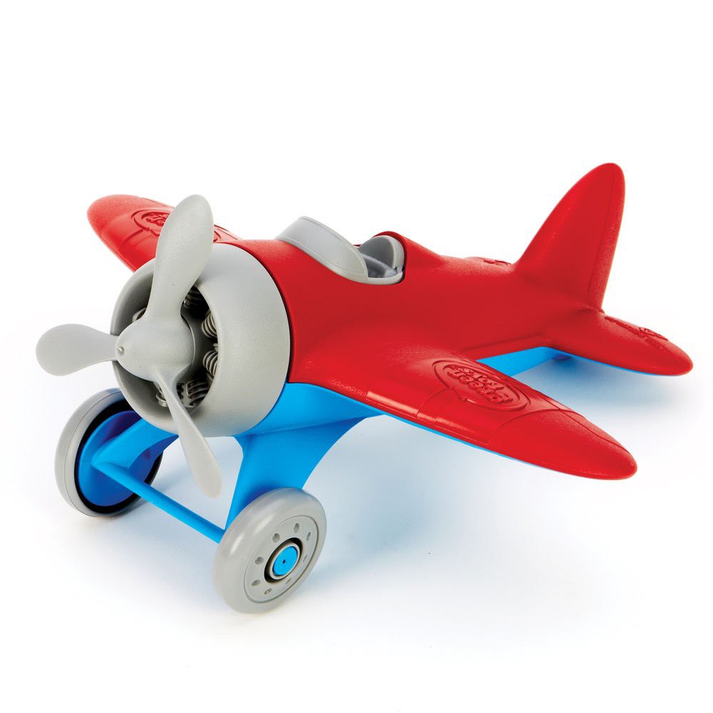 Green Toys Airplane, Red (Made in USA)