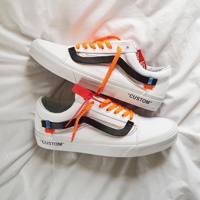 vans old skool off white custom