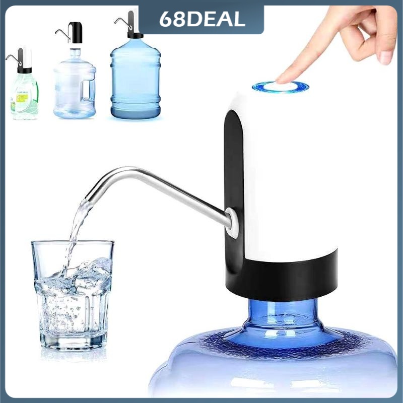 【Johor Stock】Rechargeable USB Charging Electric Water Dispenser Pump Smart  Automatic Drinking Water Bottle Pump