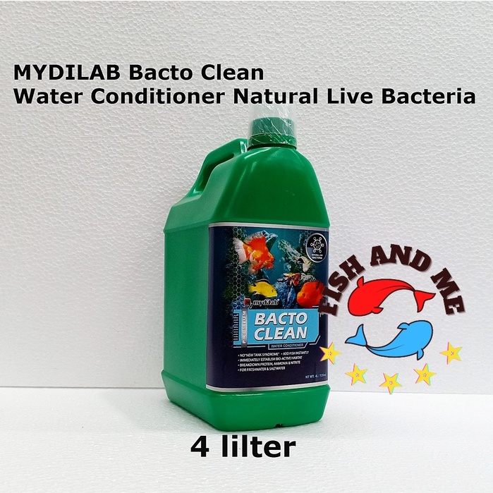 Mydilab Bacto Clean Water Conditioner Natural Live Bacteria 4 Lilter