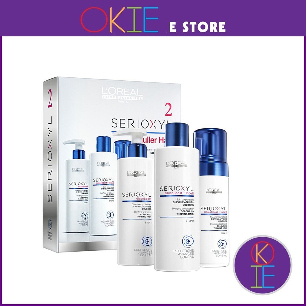 Loreal Professionnel Serioxyl Kit 2 For Coloured Thinning Hair