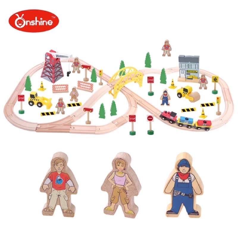 Onshine Construction Train Set (70 pcs) Shopee Malaysia