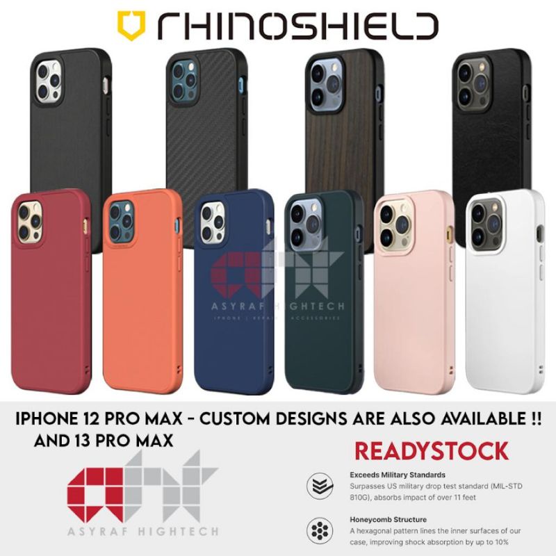 Rhinoshield SolidSuit For iP 14/13/12 Pro Max - with Customized Design  [ORIGINAL] | Shopee Malaysia