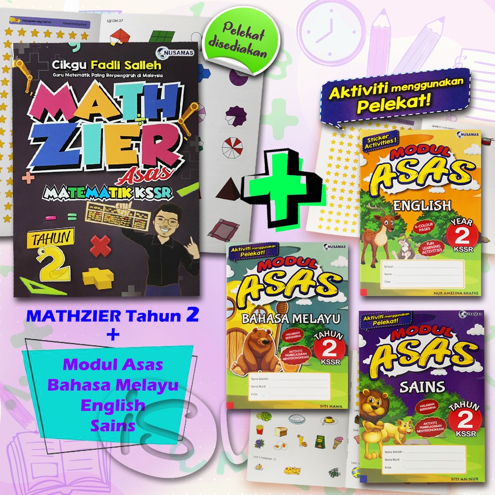 Is Mathzier Asas Bijak Module Asas Kssr Tahun 1 2 3 Nusamas Shopee Malaysia