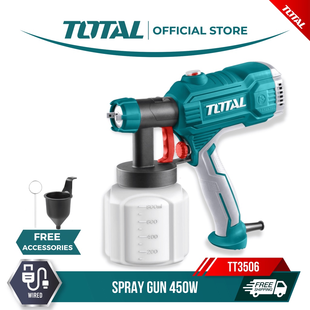 Total Spray Gun (450W) TT3506 | Shopee Malaysia