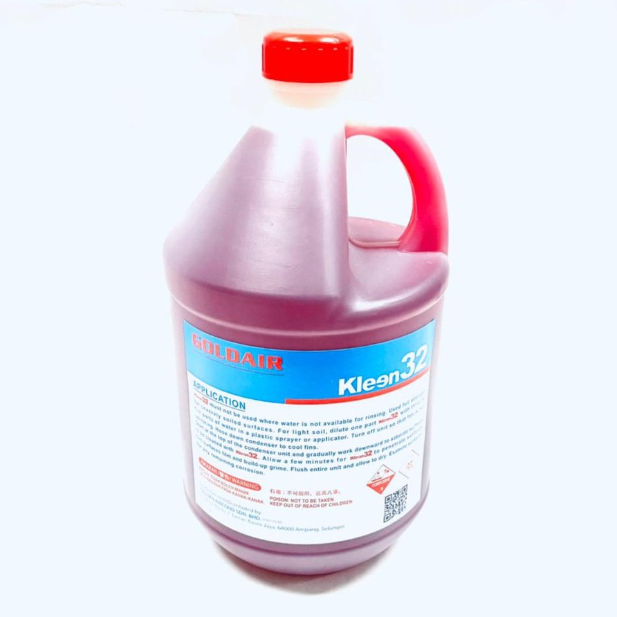 GOLDAIR Kleen32 Aircond Chemical Alkaline Coil Cleaner Alkaline (12