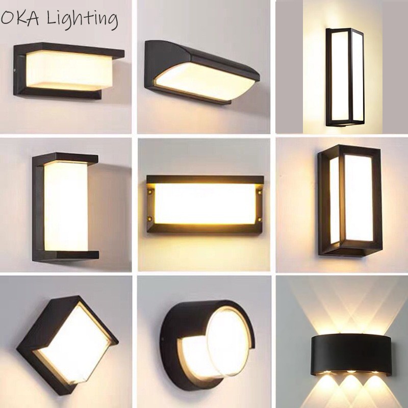 led outdoor wall lights waterproof