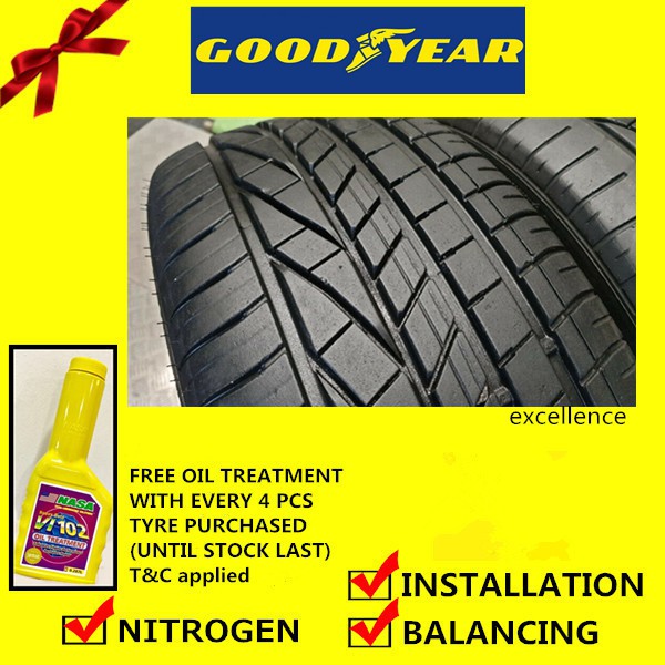 Goodyear Excellence Runflat Tyre Tayar Tire With Installation 245 45r19 275 40r19 Shopee Malaysia