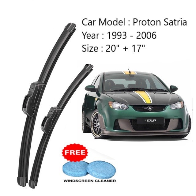 Proton Satria Wiper Blade Japan Technology 1set Shopee Malaysia
