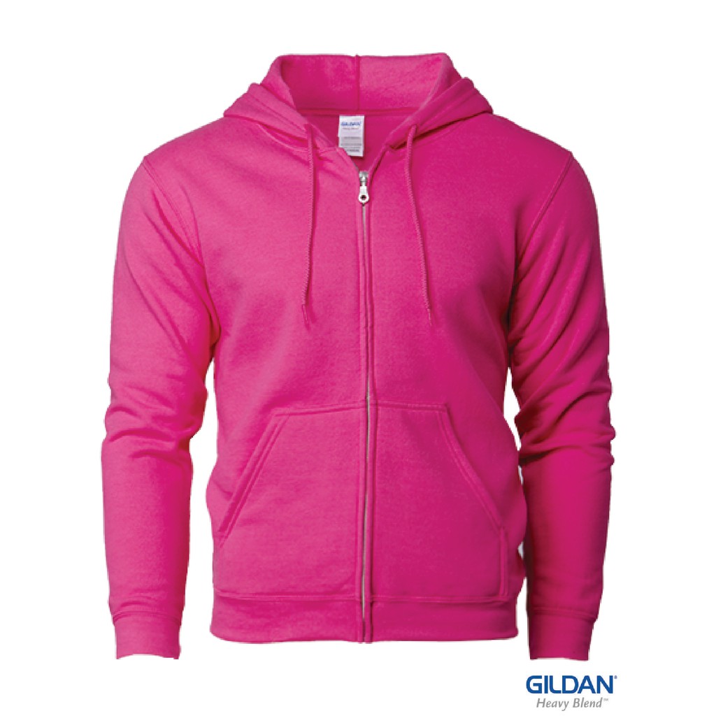 gildan safety pink hoodie