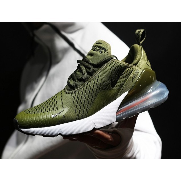 NIKE AIR MAX 270 half palm cushion running shoes Men's shoes Green Size: 39-45  | Shopee Malaysia