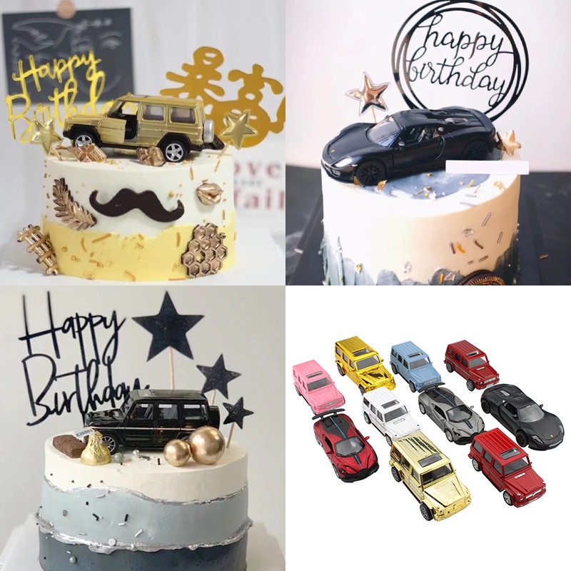 SUV/Racing Car Beetle Car/Jeep Birthday Cake Decoration Baby Toy