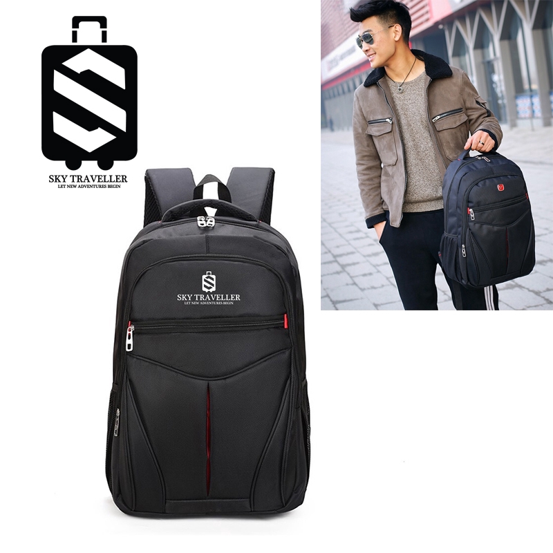 SKY TRAVELLER SKY340 22L Large Capacity Nylon Bag Travel Casual Laptop Student Backpack