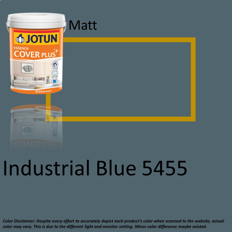 jotun-paint-1l-essence-cover-plus-matt-5455-industrial-blue-wall