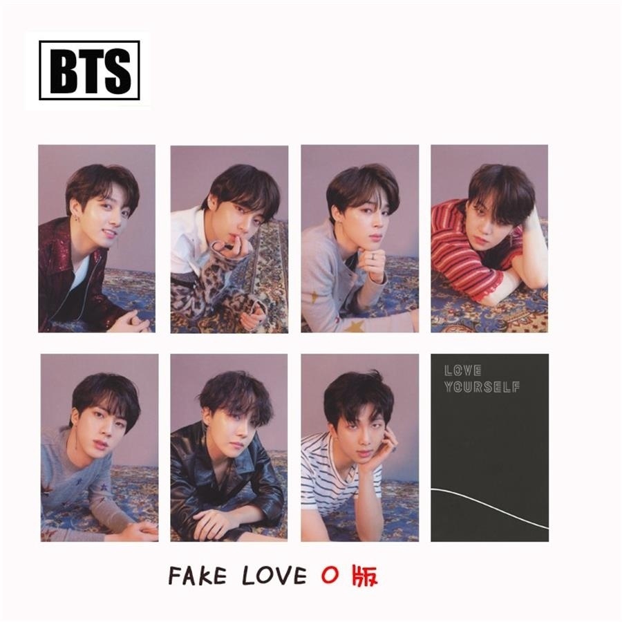 BTS Bangtan Boys LOVE YOURSELF Fake Love Jungkook 'R' Ver Photo Card K-POP 30 