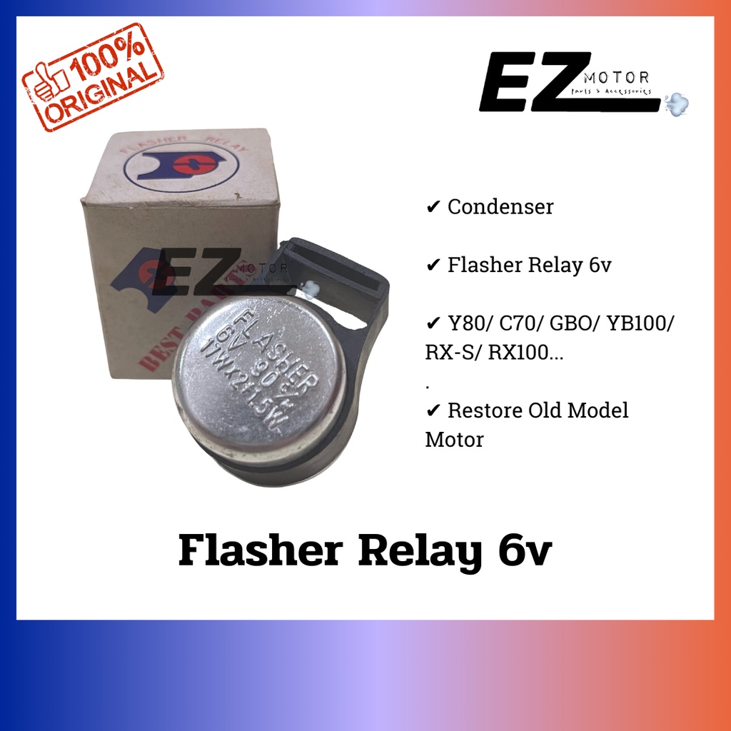 Relé Intermitente Direccionales 6V Honda Relé Intermitente Para Intermitentes 6V-12V - Para Honda C70, CL70, CT110, CB125S, XL125S, 2 Pines Flasher Winker Relay Moto Honda - Foto 9