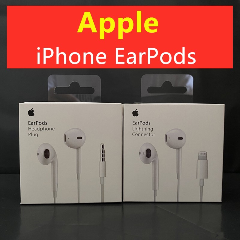 Original Apple 100 Original Apple Earpods Lightning 3 5mm Earphones Microphone Earpiece For Iphone Ipad Earphone Shopee Malaysia