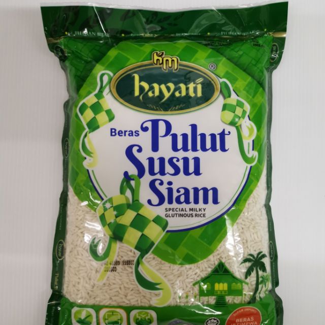 Hayati Beras Pulut Susu Siam 1kg