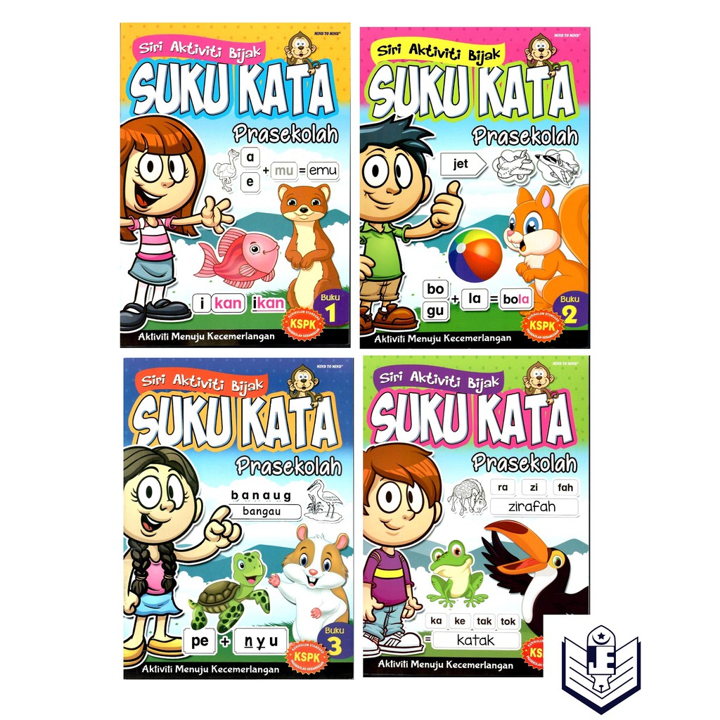 Siri Aktiviti Bijak Suku Kata Prasekolah Shopee Malaysia