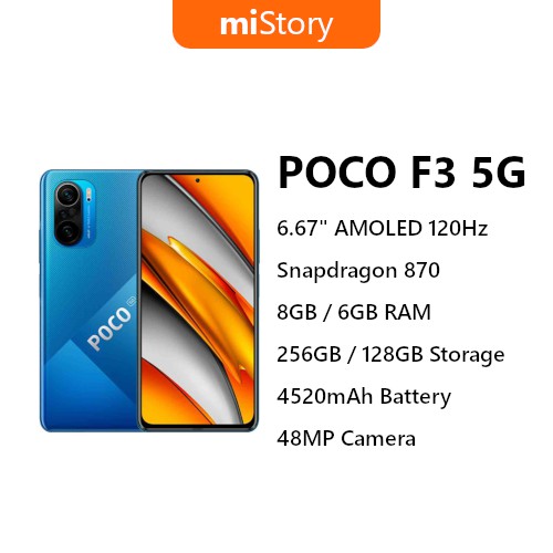 [5G] POCO F3 / POCO X3 Pro (256GB / 128GB) (1 Year Warranty) - ORIGINAL