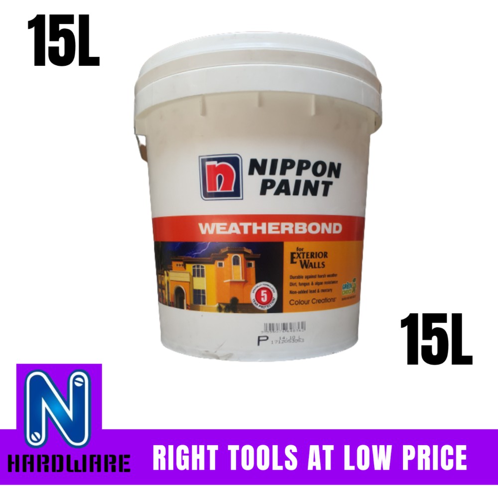 *Stock Clearance* Nippon Paint Weatherbond Exterior Wall Paint / Cat ...