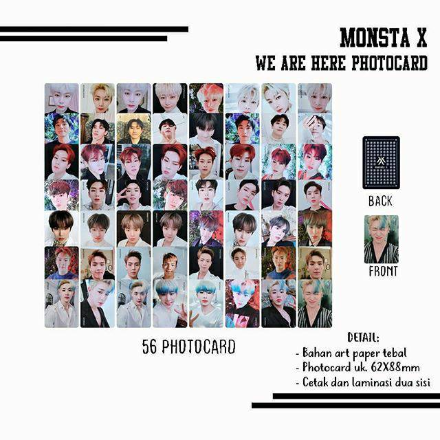 Monsta X Photocard We Are Here Shopee Malaysia