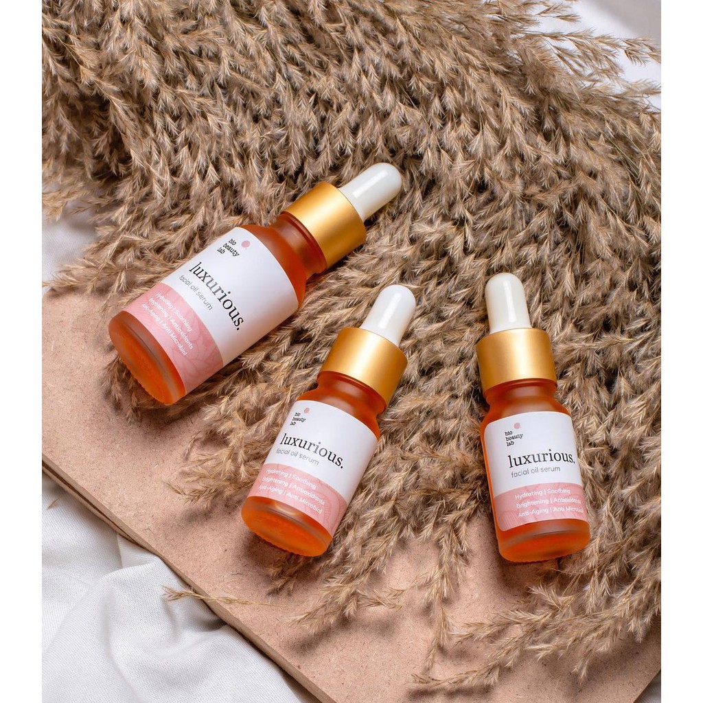 luxurious facial oil serum