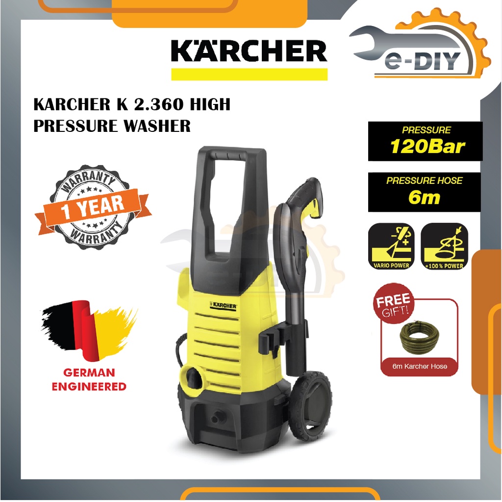 Karcher K2360/K2HR High Pressure Waterjet Pump Home Car Washer Pressure Water Jet Pressure