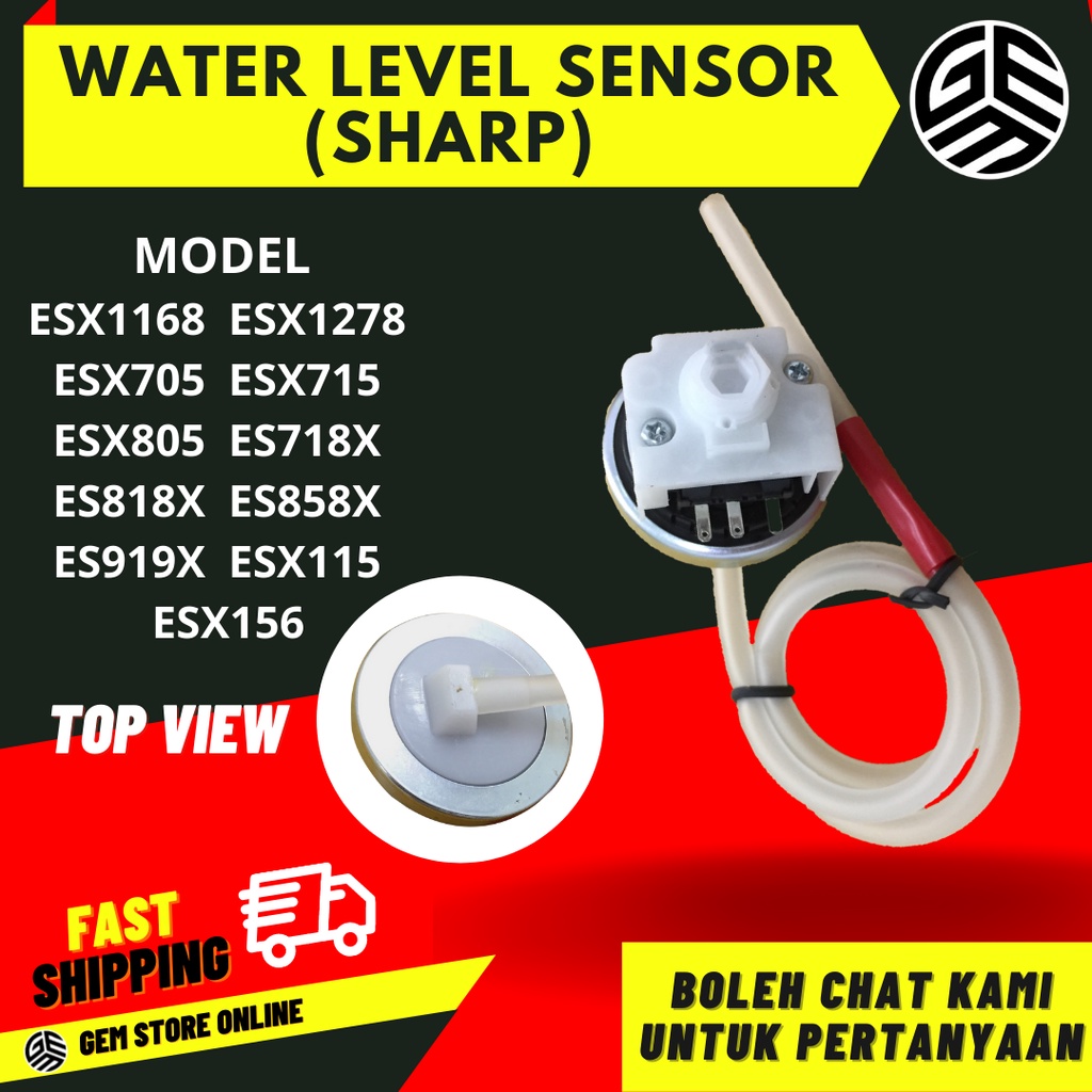 SHARP WASHING MACHINE WATER LEVEL SENSOR / SENSOR MESIN BASUH SHARP