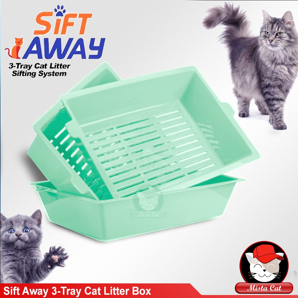 sift away cat litter box