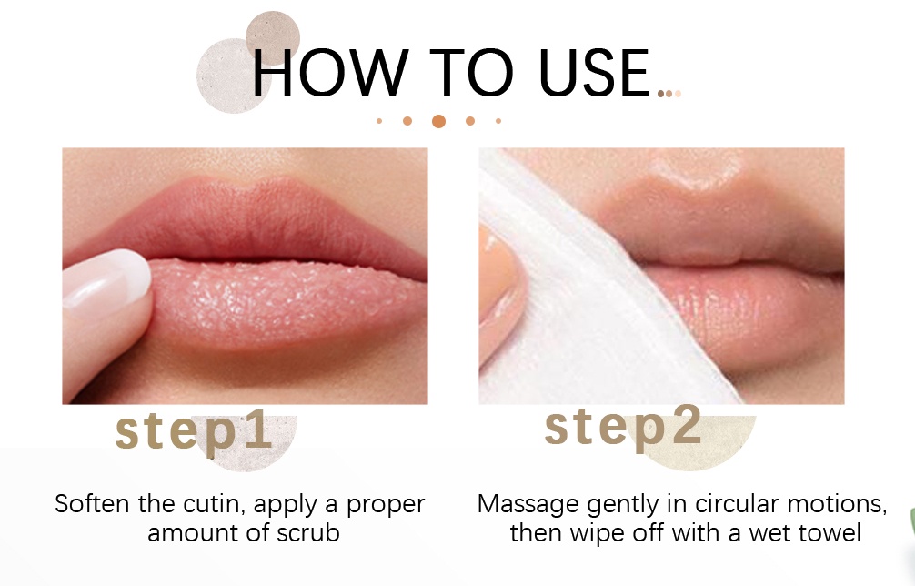 Lip Lightening Scrub Balm Remove Dull Moisturizing Reduce Pigmentation