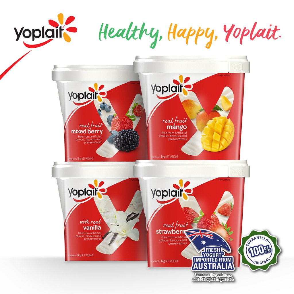 Australian Yoplait Yoghurt 1kg Shopee Malaysia