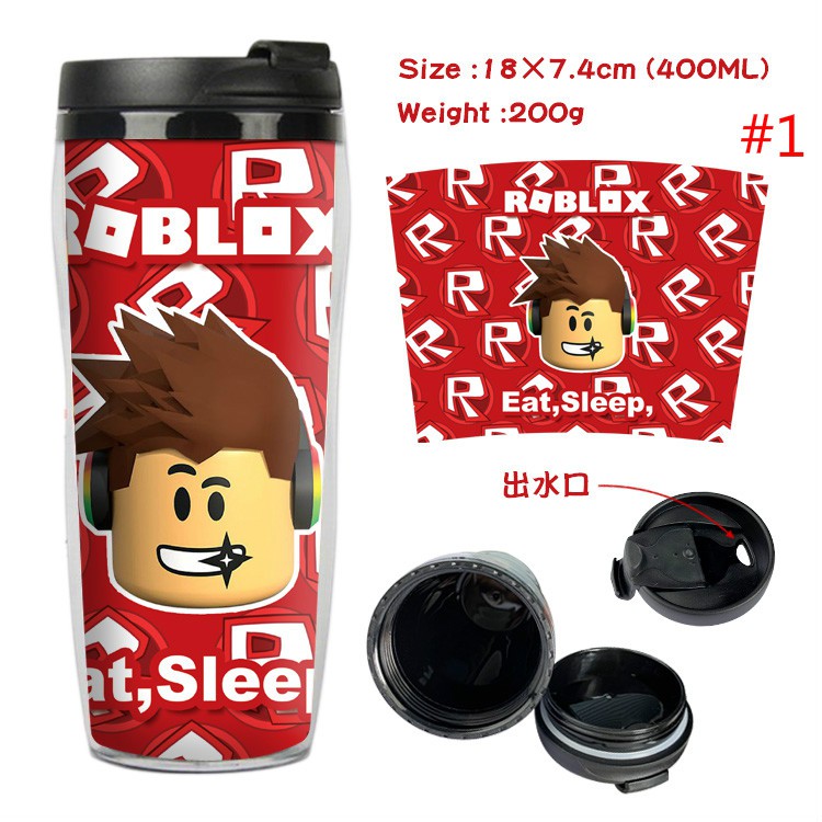 Game Roblox Large Capacity Double Layer Cartoon Water Bottle Sports Bottle  Creative Water Cup | Shopee Malaysia