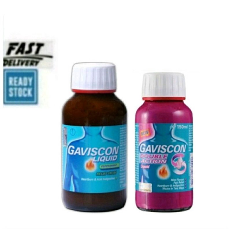 Gaviscon Liquid Normal 200ml & Double Action 150ml | Shopee Malaysia