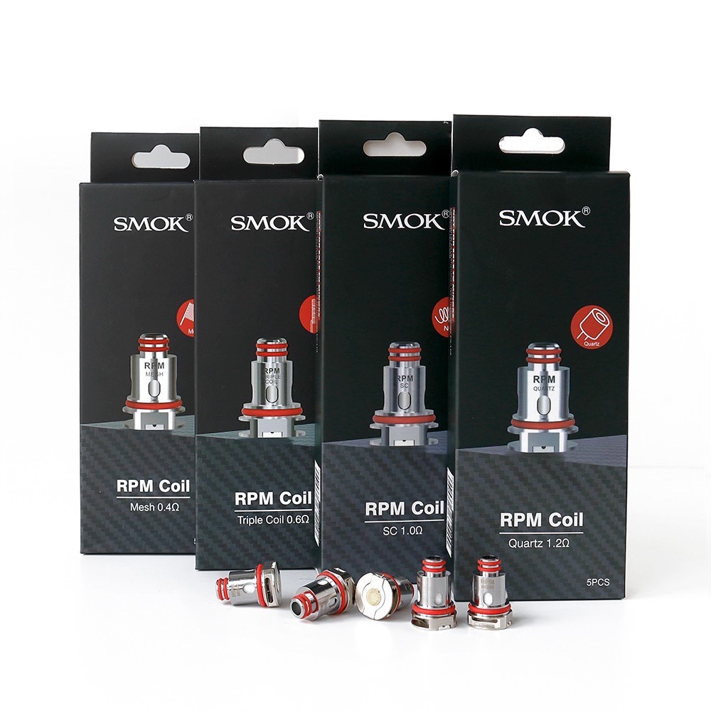 5 Pcs/pack Smok Rpm Coil SC Mesh Triple Quartz OCC Coil For Rpm40 Coil