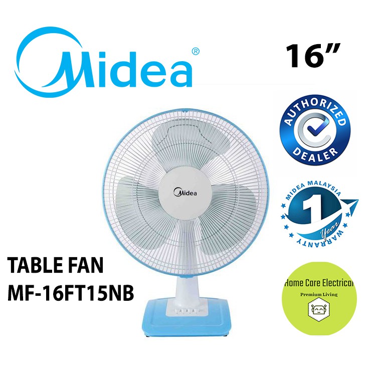 Official Store Midea 16 Table Fan Mf 16ft15nb Shopee Malaysia