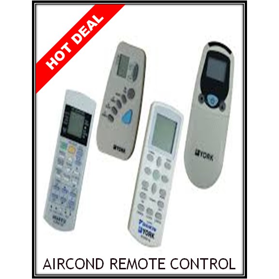 Universal Aircond Remotecontrol Daikin York National Alat Kawalan Jauh Penghawa Dingin Shopee Malaysia