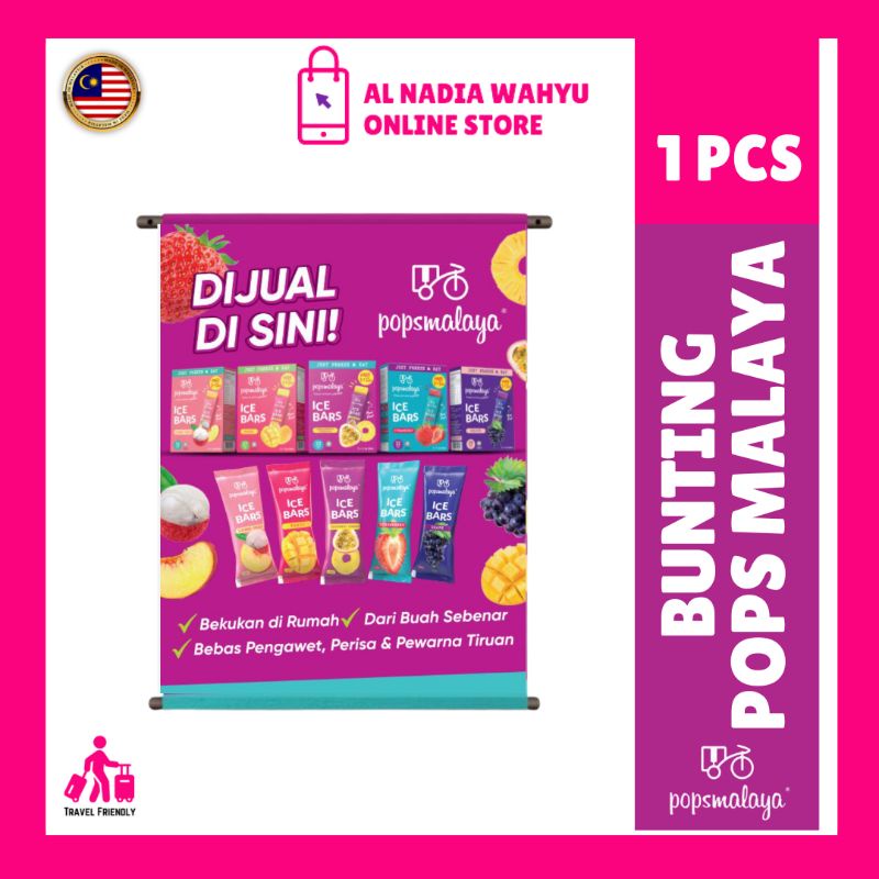 Pops Malaya Ice Bars Bunting Panjang & Pendek | Shopee Malaysia