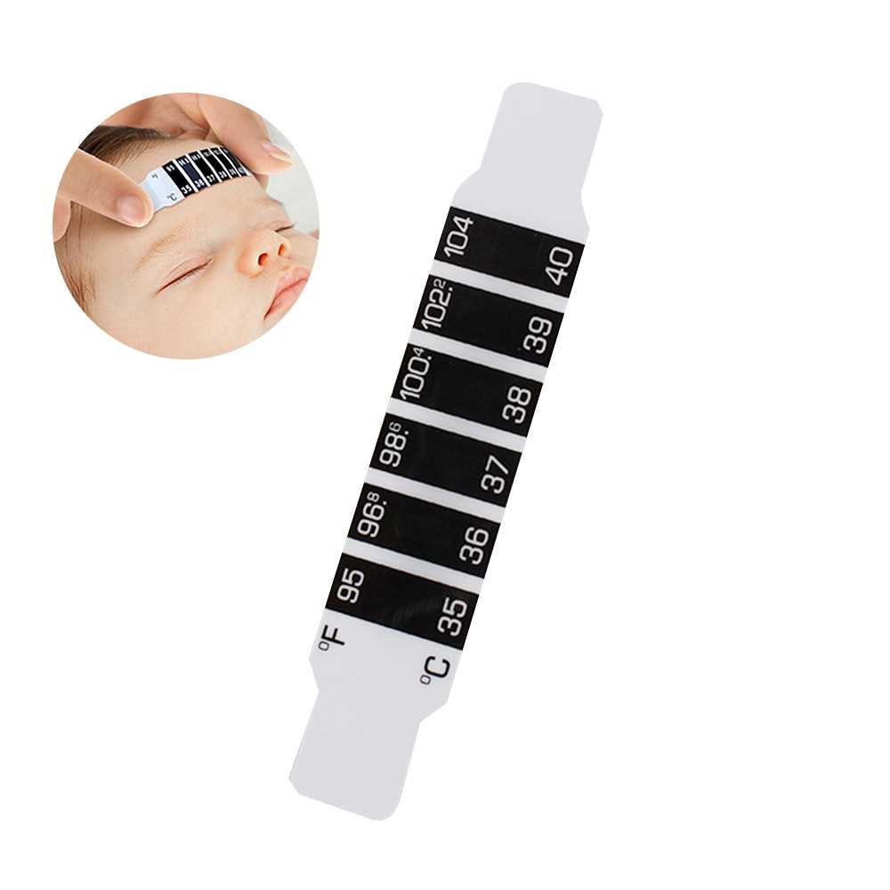 Forehead Thermometer Strips Instant Read Thermometer Strip Reusable ...