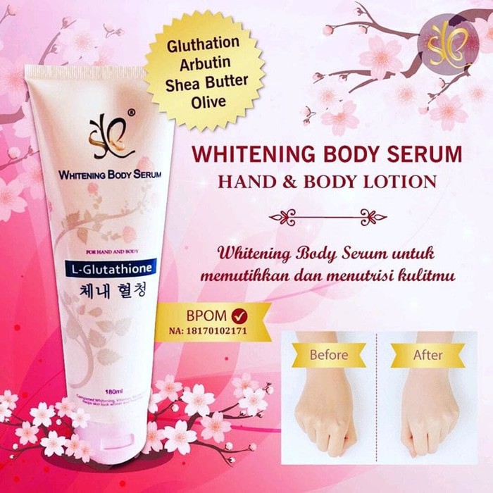 whitening body serum