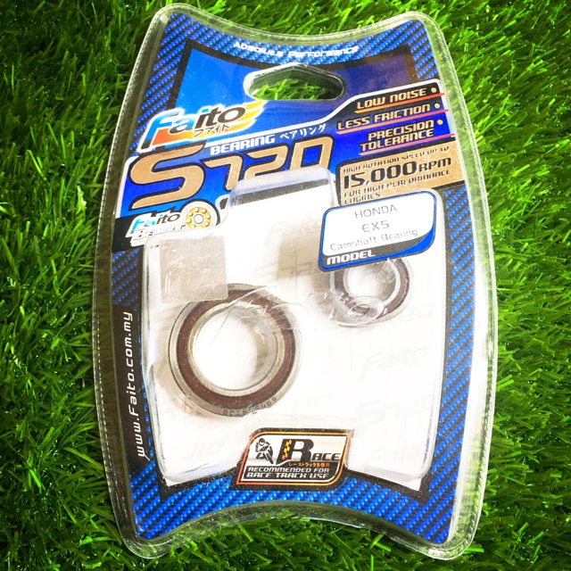 Faito Cam Shaft Bearing Set (S720) Lc/Ex5/wave125 Racing Fiber Bearing