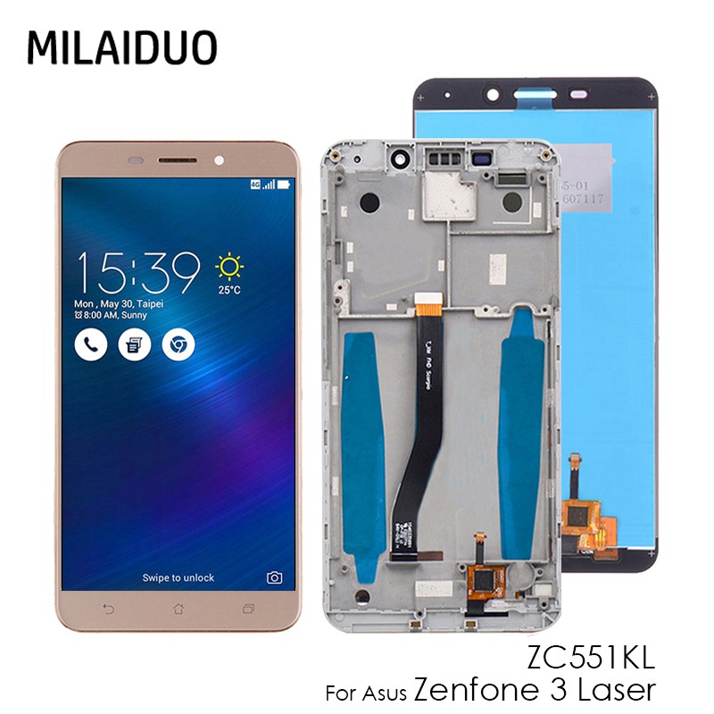 Lcd Display For Asus Zenfone 3 Laser Zc551kl Z01bd Touch Screen Digitizer Assembly Shopee Malaysia