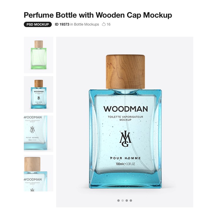 Download Glass Perfume Bottle Mockup Shopee Malaysia PSD Mockup Templates