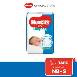 Image of Huggies Dry Diaper Jumbo - NB64/S60 (3 Packs)