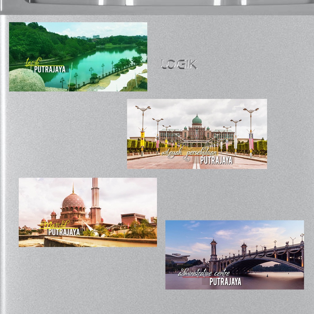 Putrajaya Gift Souvenir Fridge Magnet Sheet 10 cm x 5 cm