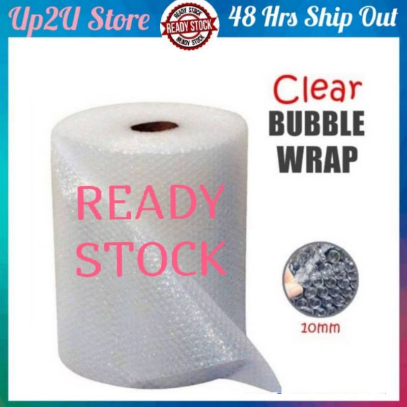 Plastic Air Bubble Wrap Single Layer 1 Meter Pack Plastik