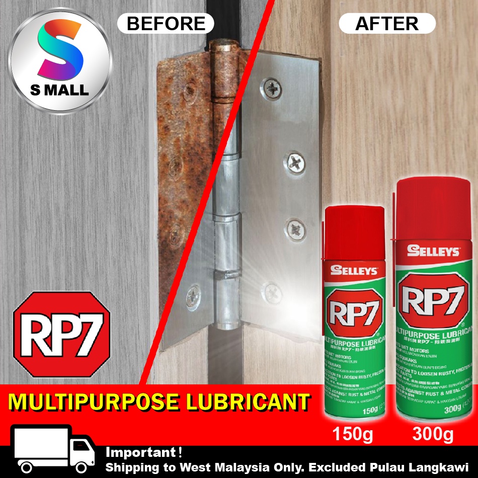 SELLEYS RP7 Multipurpose Lubricant Rust Remover Spray/Anti Rust Spray/Anti Karat 150g (211ml
