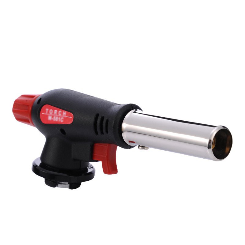 Lighter Gas Torch Flame Gun Blowtorch Cooking Soldering Butane AutoIgnition gas Burn er Lighter Heating Welding gas burn