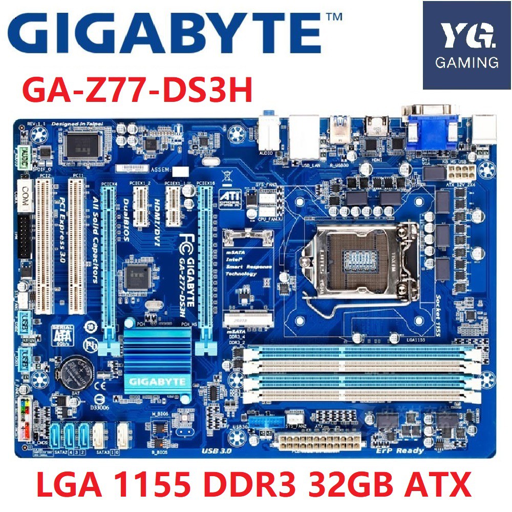 Gigabyte ga z77 ds3h обзор